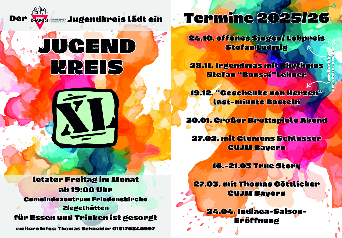 Programm Jugendkreis Okt25-April26