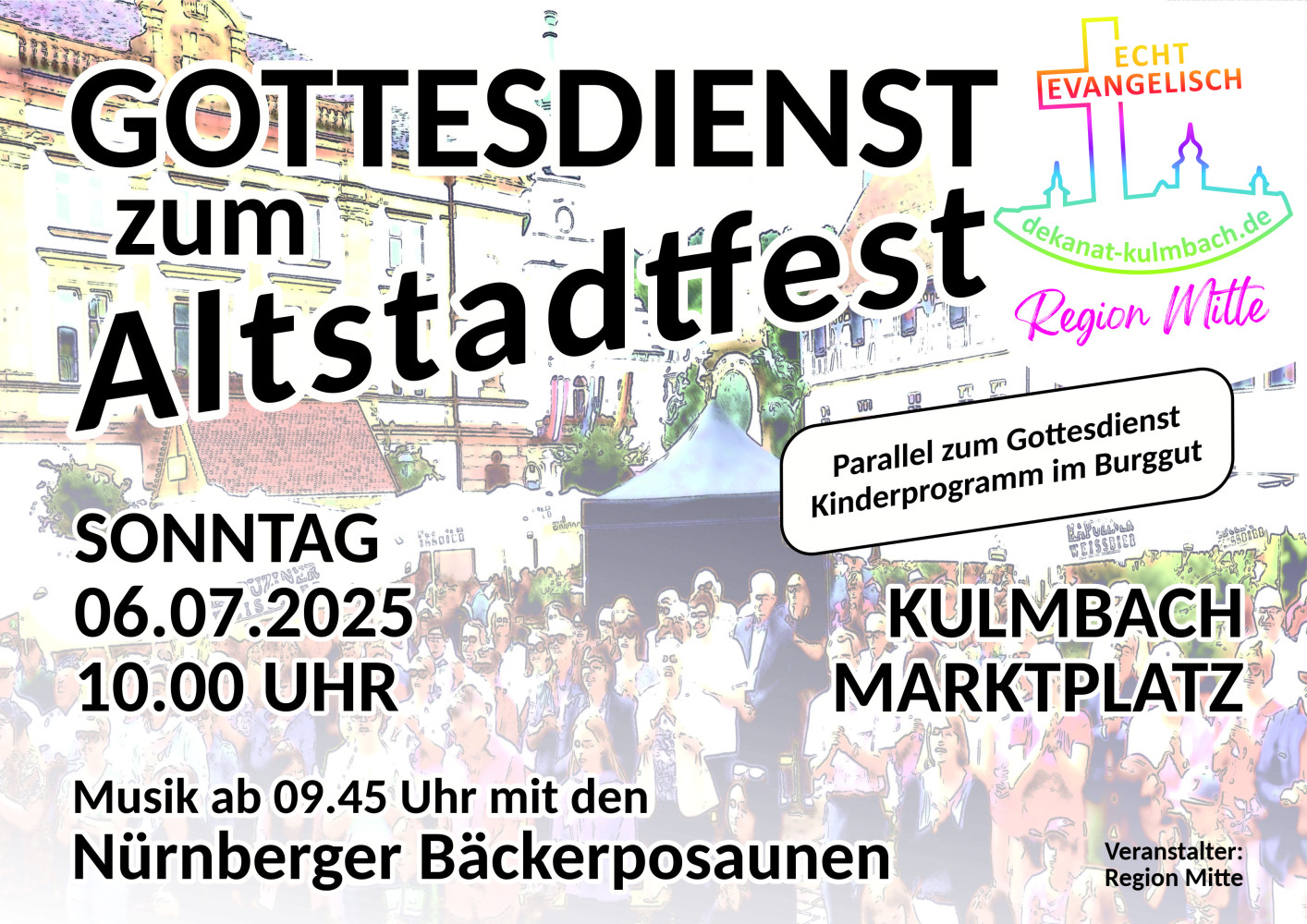 Stadtgottesdienst zum Altstadtfset 06. Juli 2025